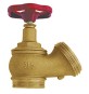 RUBINETTO IDRANTE PER MURO 1"1/2 x UNI 45