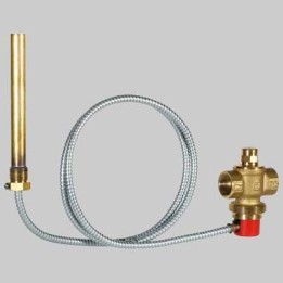 VALVOLA DI SCARICO TERMICO TS131 - Capillare da 1,3 m Att. 3/4