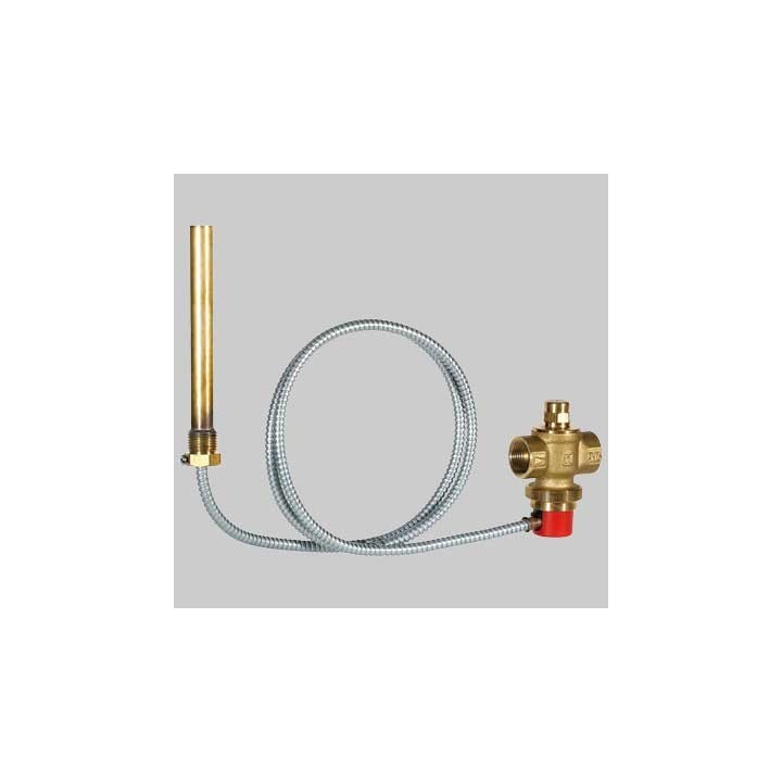 VALVOLA DI SCARICO TERMICO TS131 - Capillare da 1,3 m Att. 3/4