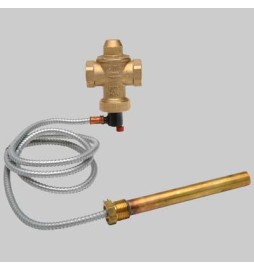 VALVOLA DI SCARICO TERMICO DOPPIA SICUREZZA - 3/4 capillare da 1,2 m