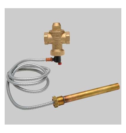 VALVOLA DI SCARICO TERMICO DOPPIA SICUREZZA - 3/4 capillare da 1,2 m