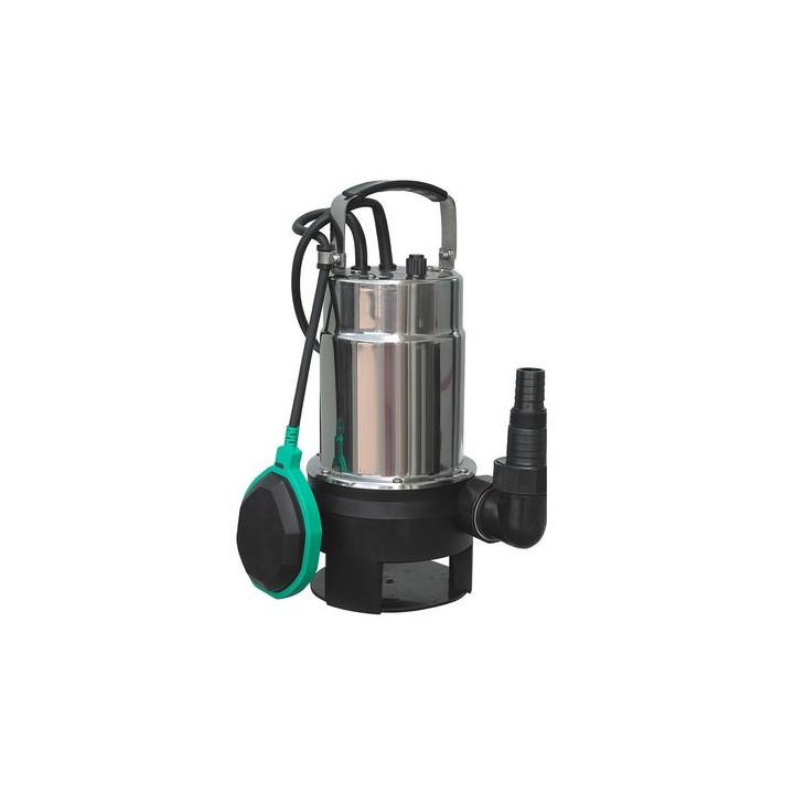 ELETTROPOMPA SOMMERSA IN ACCIAIO-TECNOPOLIMERO PER ACQUE SPORCHE 550 Watt