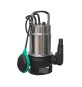ELETTROPOMPA SOMMERSA IN ACCIAIO-TECNOPOLIMERO PER ACQUE SPORCHE 550 Watt
