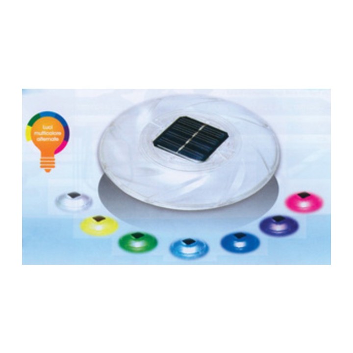 LAMPADA GALLEGGIANTE A LUCE SOLARE LED P/PISCINA 58111