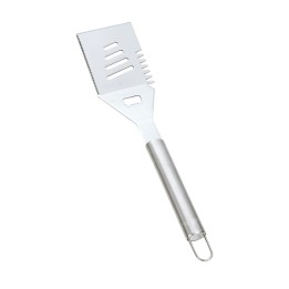 TEXAS SPATOLA STRETTA INOX SATINATO P/BARBECUE