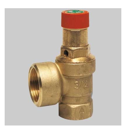 VALVOLA DI SICUREZZA ORDINARIA A MEMBRANA DI MASSIMA PRESSIONE - 3/4x1" 3 Bar 100 kW