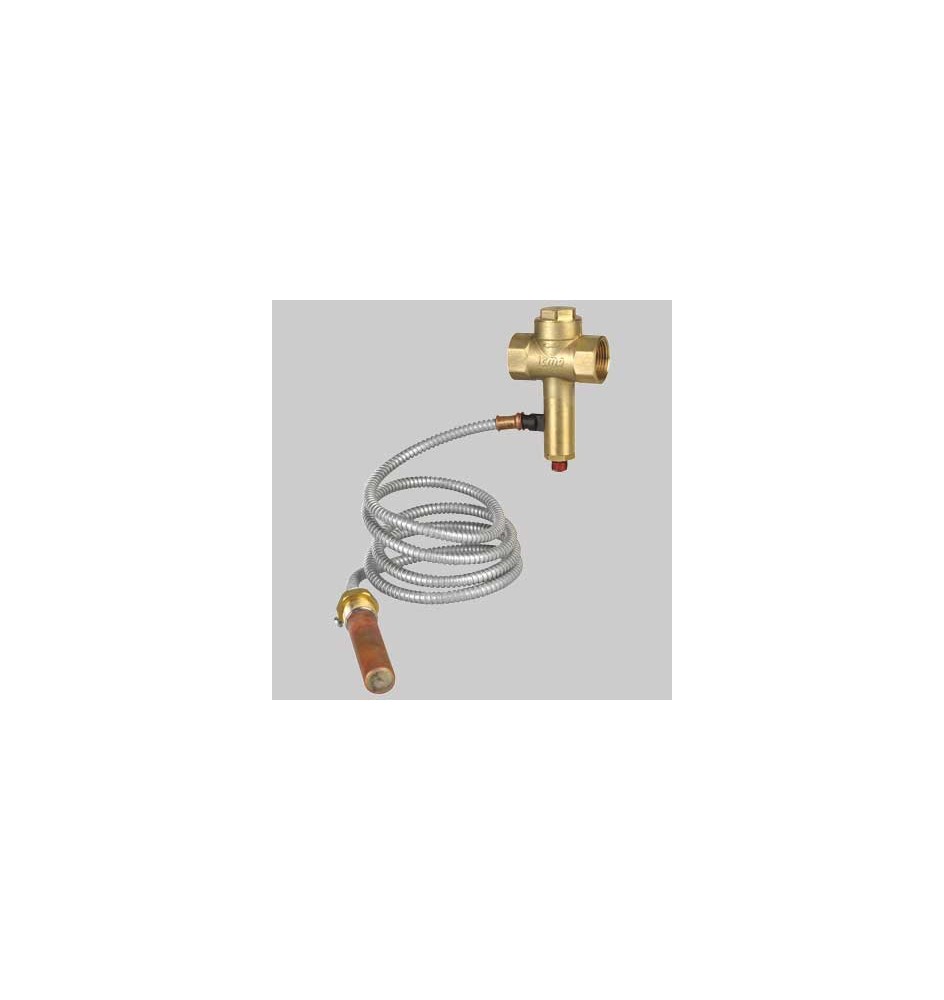 VALVOLA DI SCARICO TERMICO - 3/4 Capillare da 1,2 M.