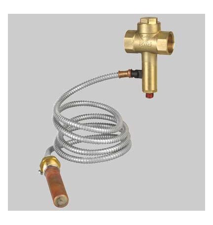 VALVOLA DI SCARICO TERMICO - 3/4 Capillare da 1,2 M.