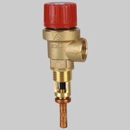VALVOLA DOPPIA DI SICUREZZA TEMPERATURA E PRESSIONE - 3/4 3 Bar
