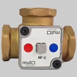 VALVOLA TERMOSTATICA DEVIATRICE - 1" Taratura 55° F