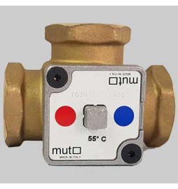 VALVOLA TERMOSTATICA DEVIATRICE - 1" Taratura 55° F