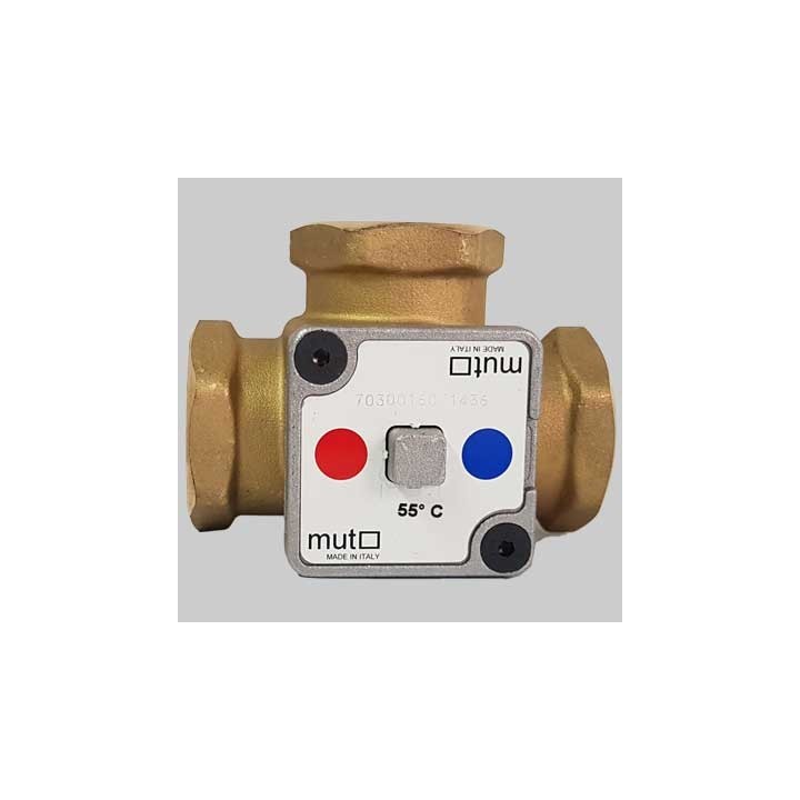 VALVOLA TERMOSTATICA DEVIATRICE - 1" Taratura 55° F