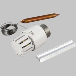 TESTA TERMOSTATICA CON SONDA A DISTANZA PER VALVOLA DEVIATRICE/MISCELATRICE - 20-50° C