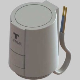 SERVOCOMANDO ELETTRONICO PER VALVOLA TERMOSTATICA 3 VIE DEVIATRICE/MISCELATRICE - 24 V
