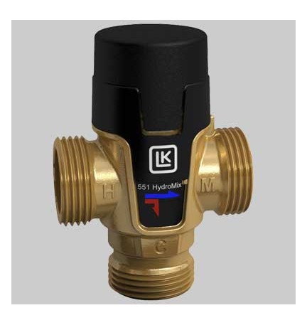 VALVOLA DEVIOATRICE TERMOSTATICA MODELLO LK551 - 1"