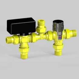 KIT SOLARE CON VALVOLA MOTORIZZATA - 3/4