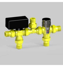 KIT SOLARE CON VALVOLA MOTORIZZATA - 3/4