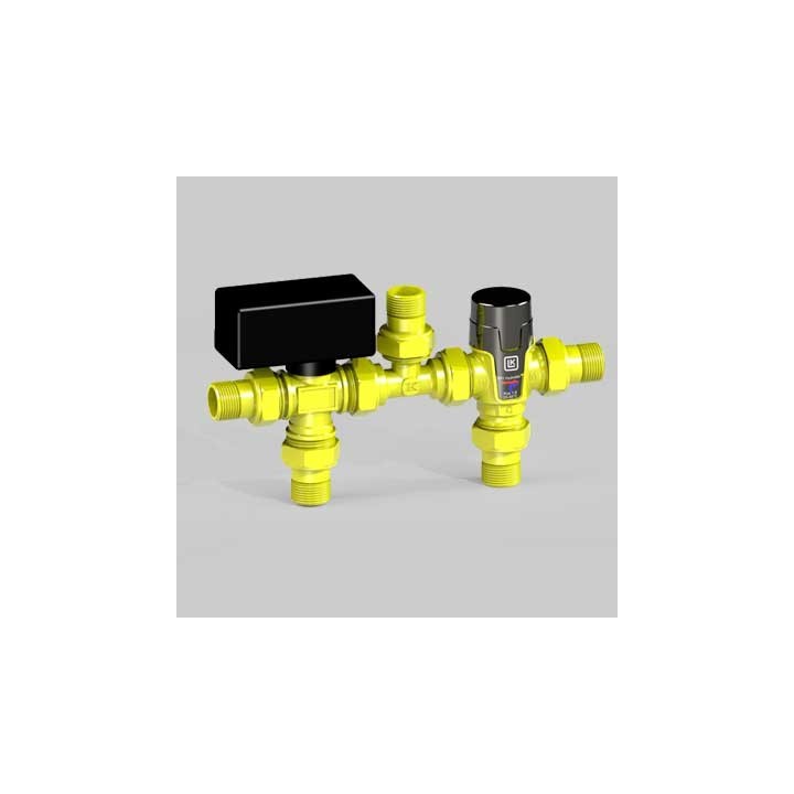KIT SOLARE CON VALVOLA MOTORIZZATA - 3/4