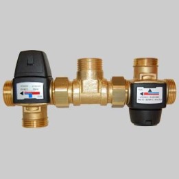 KIT SOLARE TERMICO - Filetti 1" Maschio