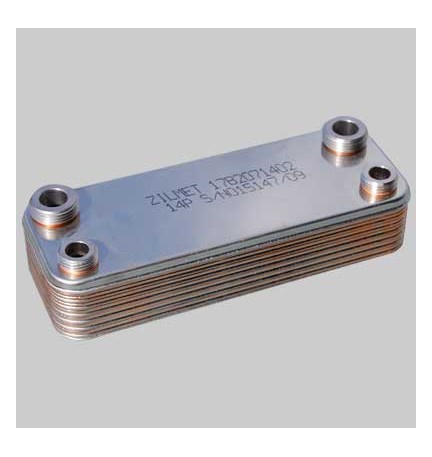 Scambiatore di calore 3/4-1/2 - 14 piastre