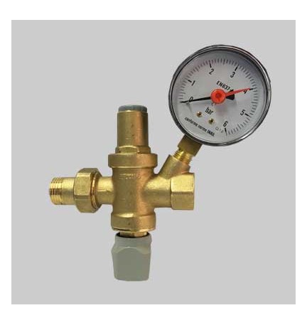 GRUPPO DI RIEMPIMENTO PN 10 CON MANOMETRO - MF 1/2