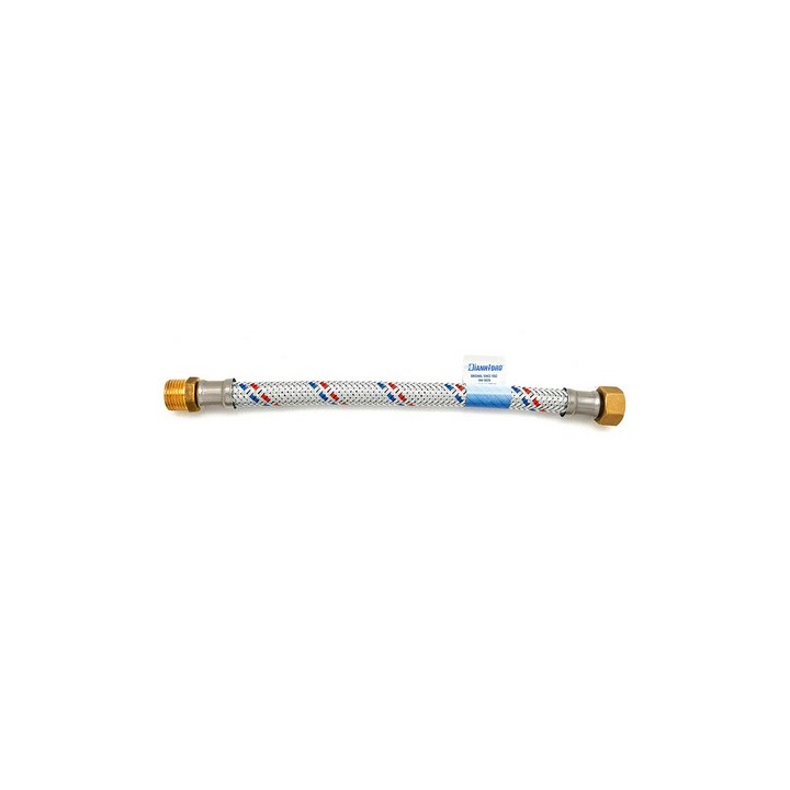 FLESSIBILE ANTIVIBRANTE IN ACCIAIO ZINCATO MF CM 20 2"