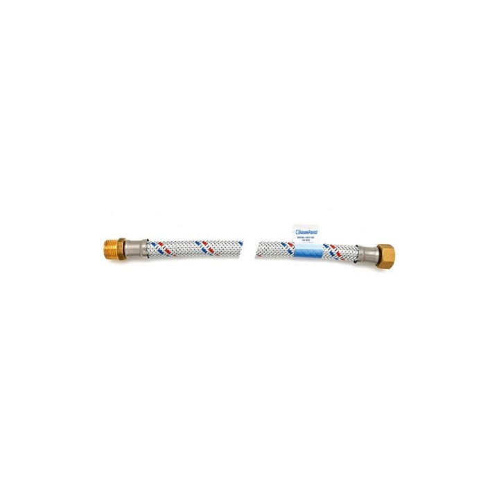 FLESSIBILE ANTIVIBRANTE IN ACCIAIO ZINCATO MF CM 30 1"
