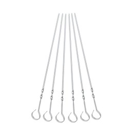 SPIEDINI P/BARBECUE 35 CM INOX AISI430 6 PZ