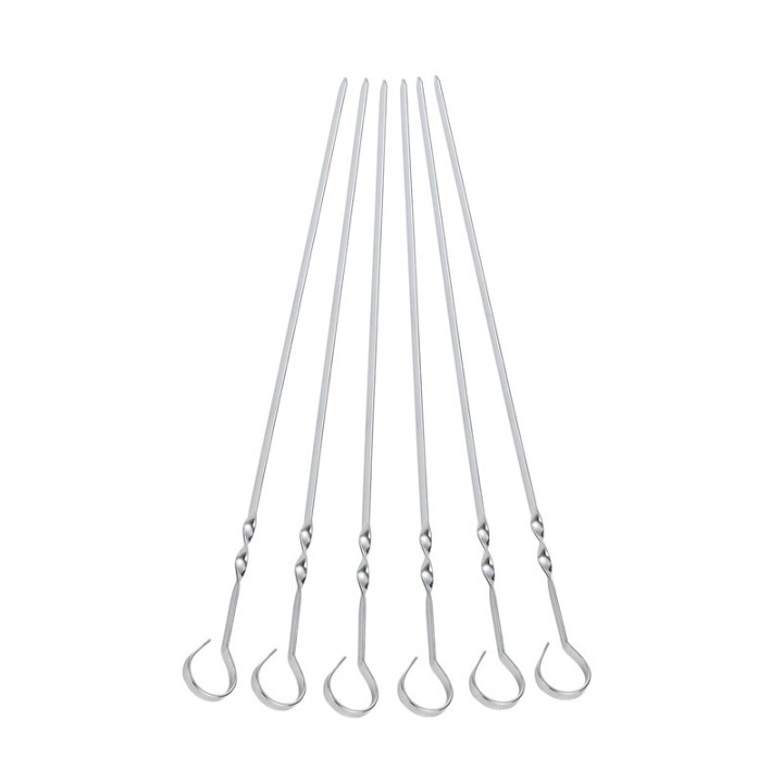SPIEDINI P/BARBECUE 35 CM INOX AISI430 6 PZ