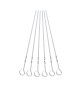 SPIEDINI P/BARBECUE 35 CM INOX AISI430 6 PZ