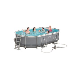 PISCINA POWER STEEL C/TELAIO E POMPA 488X305X107 56448