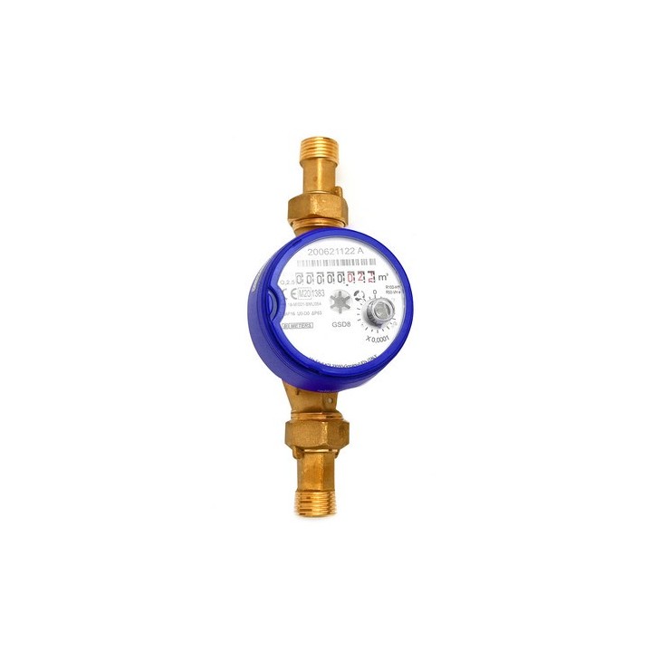 CONTATORE PER ACQUA FREDDA T50 QUADRANTE ASCIUTTO Diam. 15 - 1/2" L.110