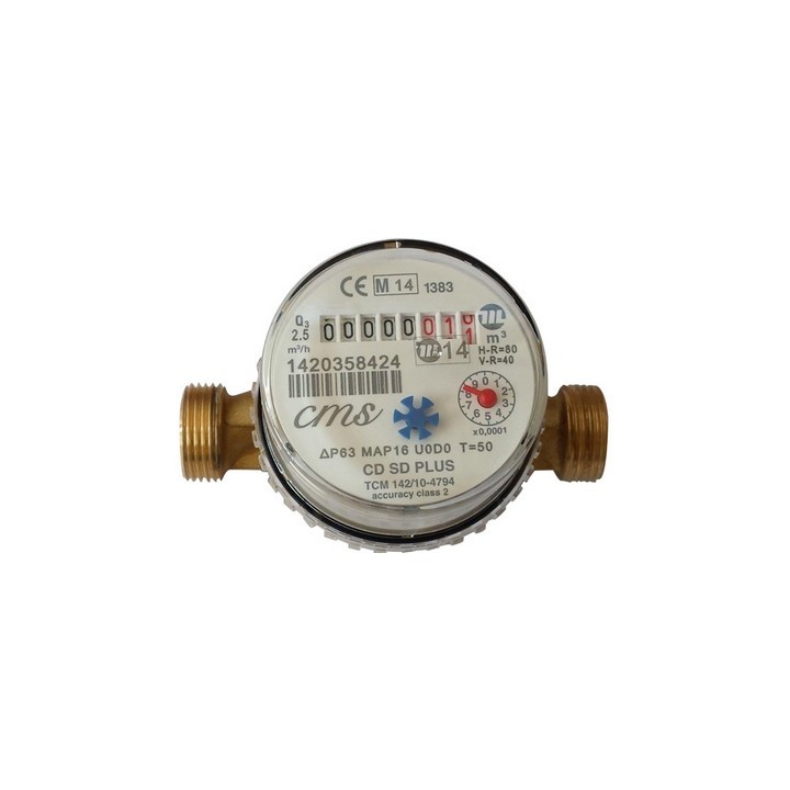 CONTATORE PER ACQUA FREDDA SUPER DRY ASCIUTTO CMS 3/4"