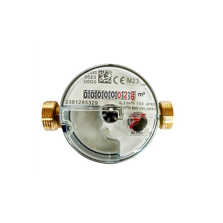 CONTATORE PER ACQUA G.U.SJ EVO 1/2"