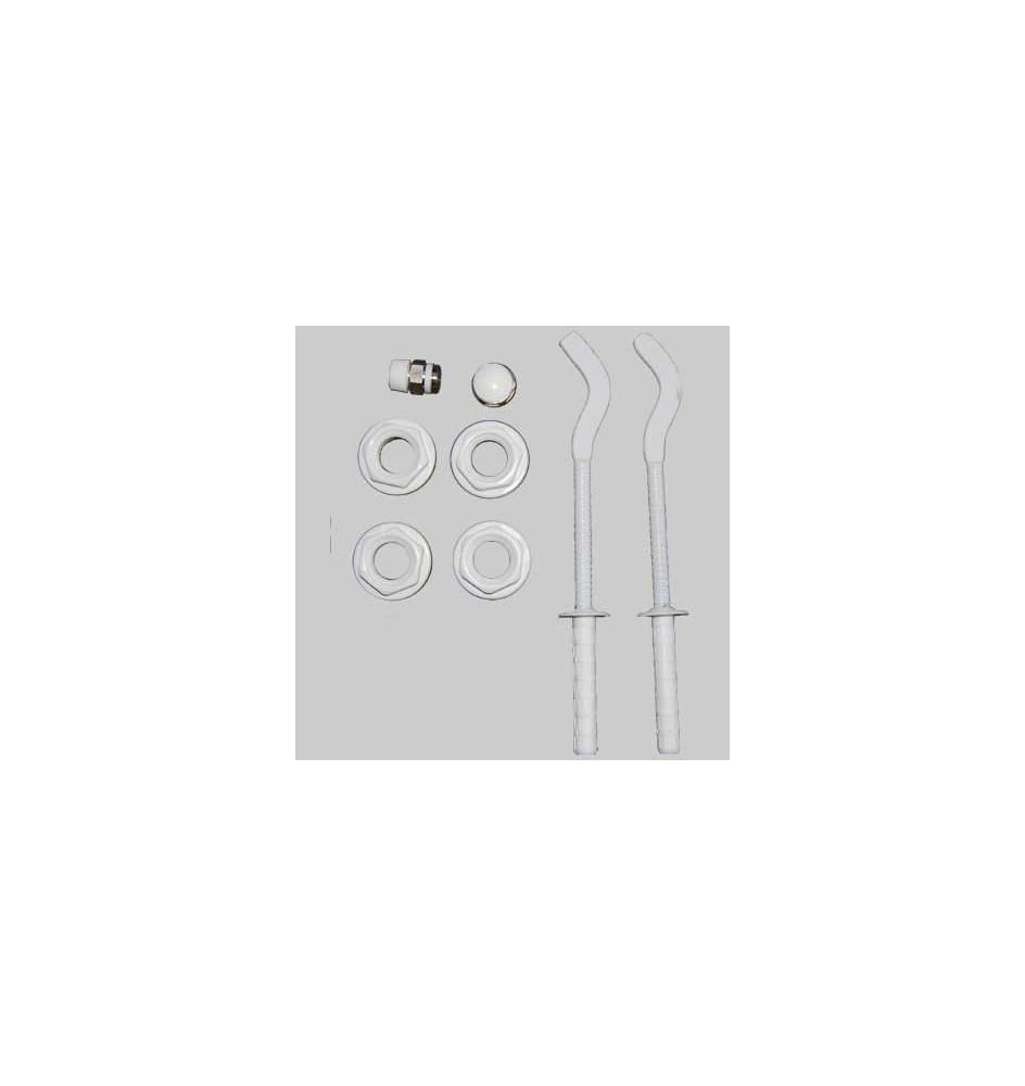 KIT PER RADIATORI COMPLETO DI MENSOLE - 1" x 3/8