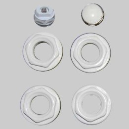 KIT UNIVERSALE PER RADIATORI TUBOLARI ACCIAIO - 1"1/4 x 3/8