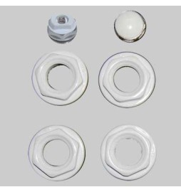 KIT UNIVERSALE PER RADIATORI TUBOLARI ACCIAIO - 1"1/4 x 3/8