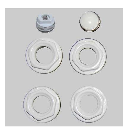 KIT UNIVERSALE PER RADIATORI TUBOLARI ACCIAIO - 1"1/4 x 1/2