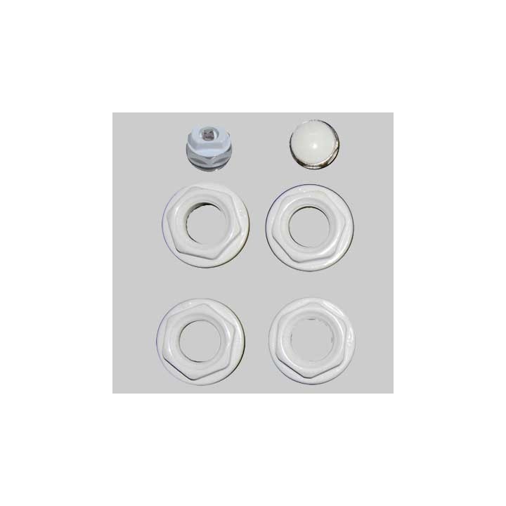 KIT UNIVERSALE PER RADIATORI TUBOLARI ACCIAIO - 1"1/4 x 1/2