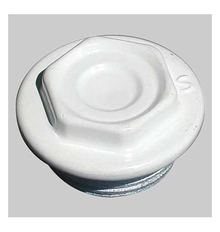TAPPO CIECO VERNICIATO - 1" Sx Ø 42 Alluminio
