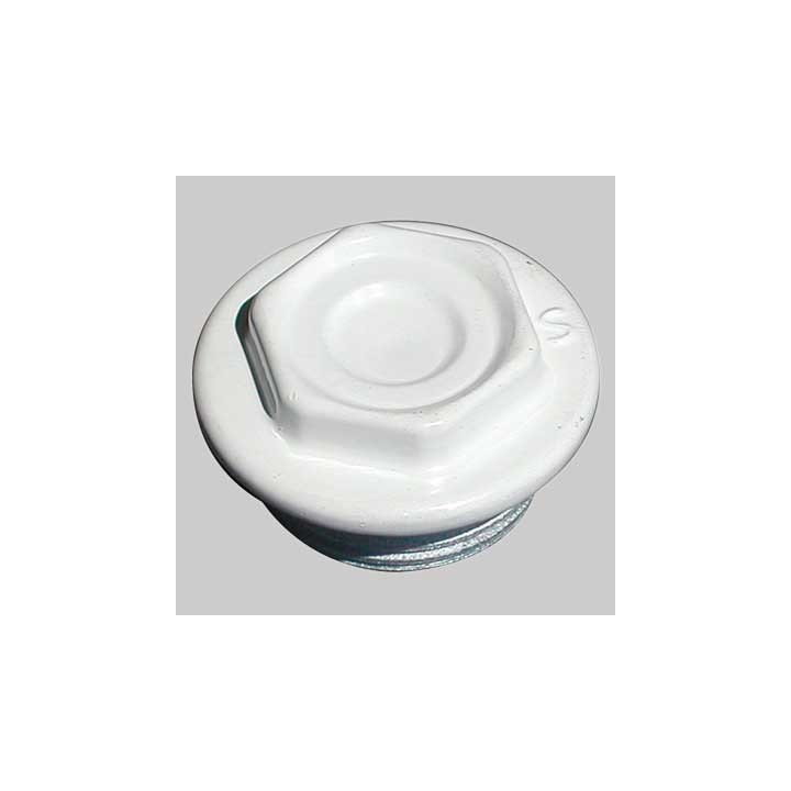 TAPPO CIECO VERNICIATO - 1" Sx Ø 42 Alluminio