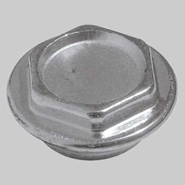 TAPPO CIECO ZINCATO - 1"1/4 Sx Ø 57