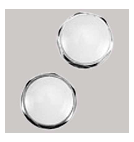 TAPPO OTTONE CROMATO CON CAPPUCCIO BIANCO - 3/8