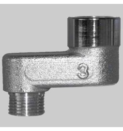 RACCORDO MF ECCENTRICO PER RADIATORE - 1/2 x 40 mm