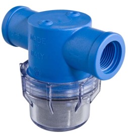 MICROFLITRO CON CARTUCCIA RETE ACCIAIO INOX 3/8"