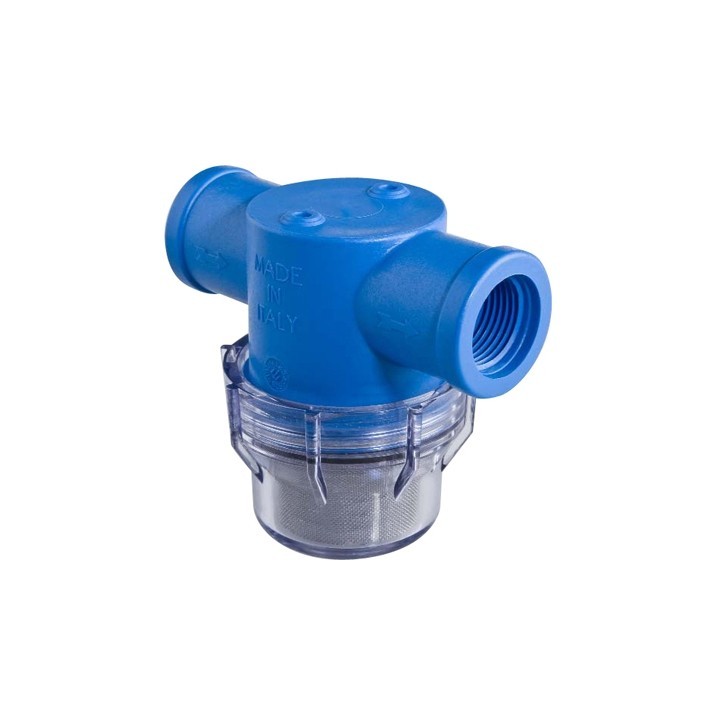 MICROFLITRO CON CARTUCCIA RETE ACCIAIO INOX 3/8"