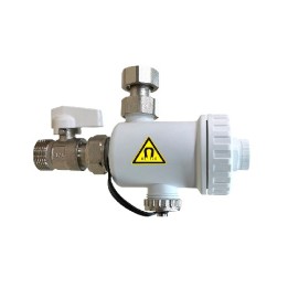 DEFANGATORE MAGNETICO SOTTO CALDAIA BIANCO 3/4"