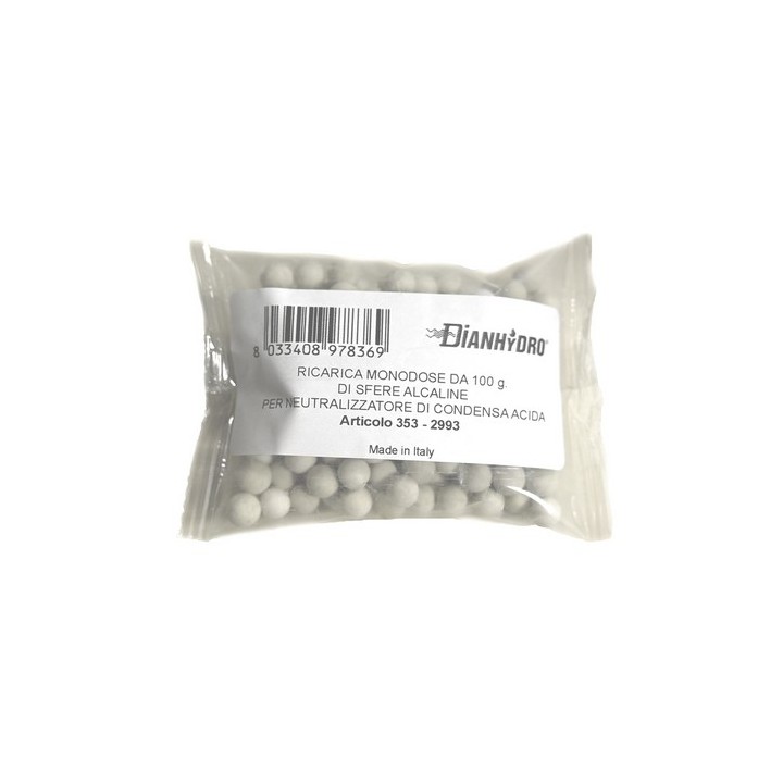 RICARICA MONODOSE PER NEUTRALIZZATORE DI CONDENSA ACIDA 100 gr