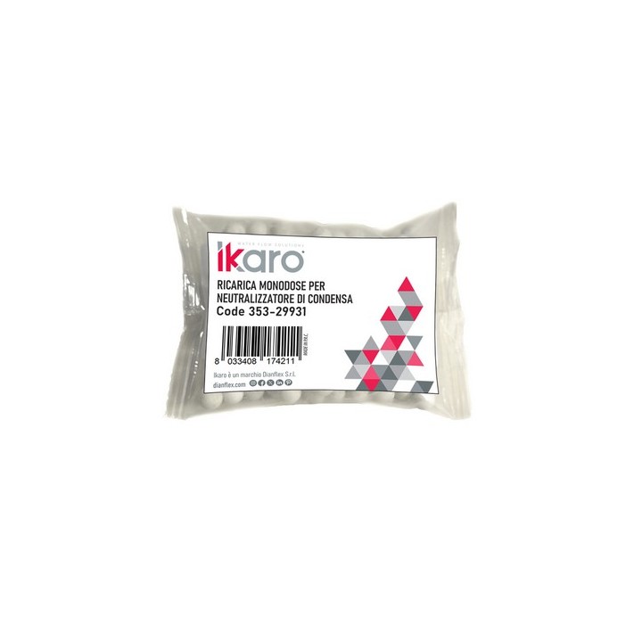 RICARICA MONODOSE PER NEUTRALIZZATORE DI CONDENSA IKARO -