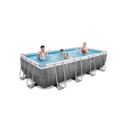 PISCINA POWER STEEL C/TELAIO E ACCES 488X244X122 56996